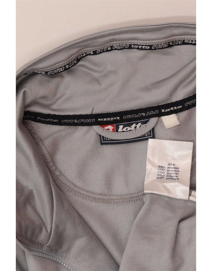 Lotto Veste de survêtement surdimensionnée pour femme UK 16 Large Gris Colorblock