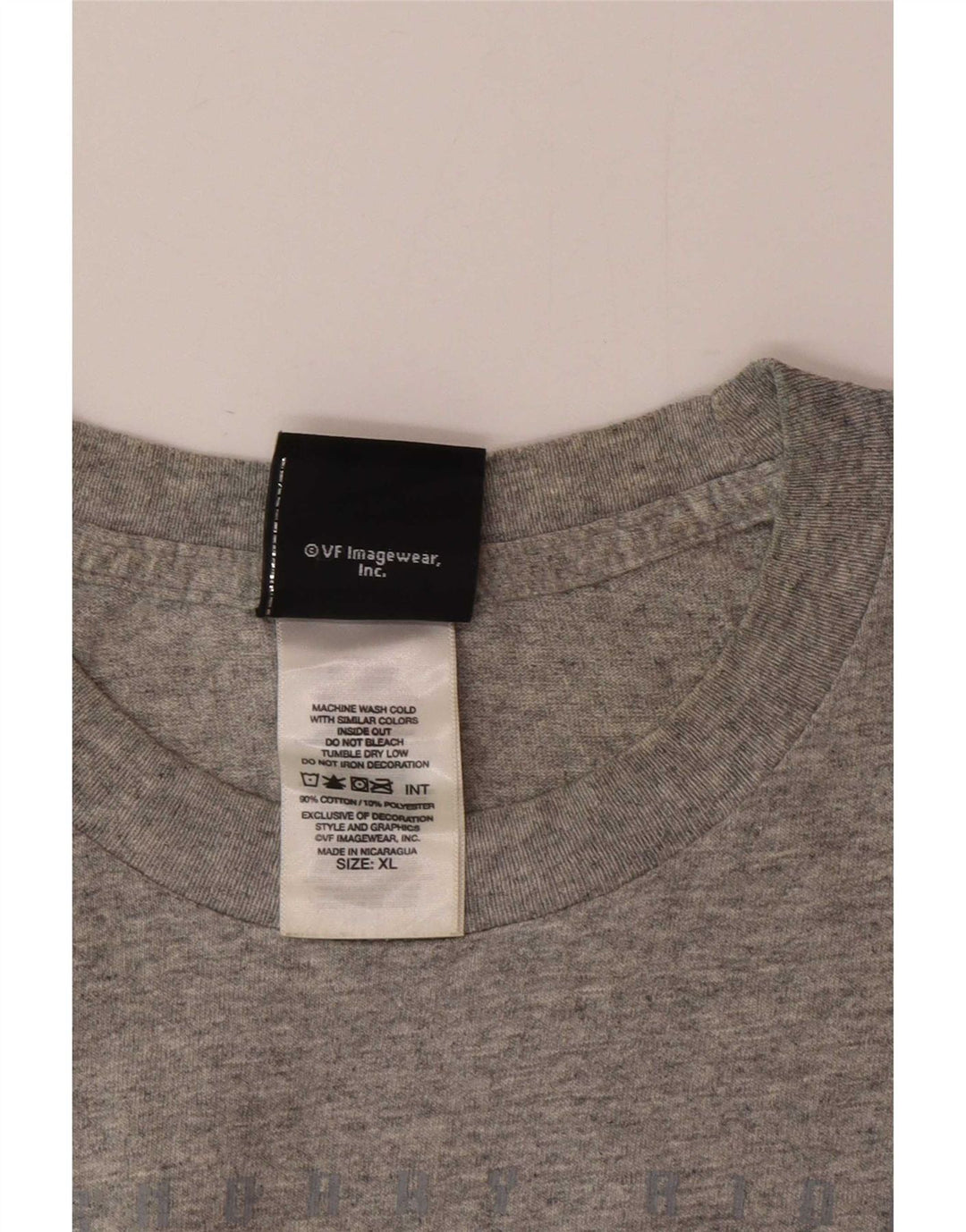 Harley Davidson T-Shirt Graphique Homme Top XL Gris Coton