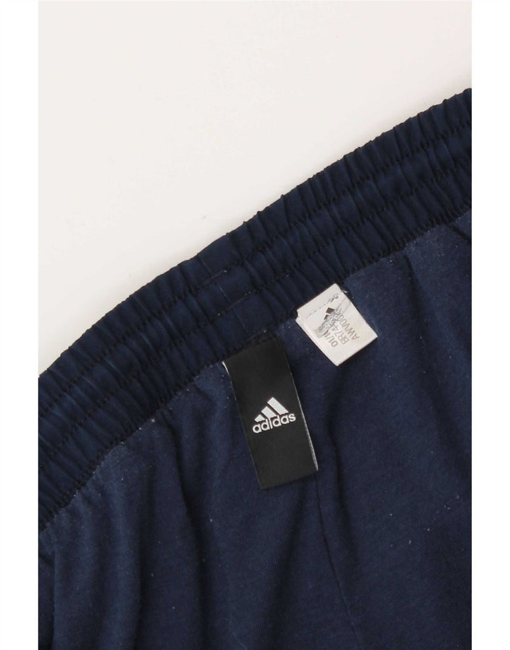 Adidas Pantalon de survêtement pour homme Bleu marine Taille L