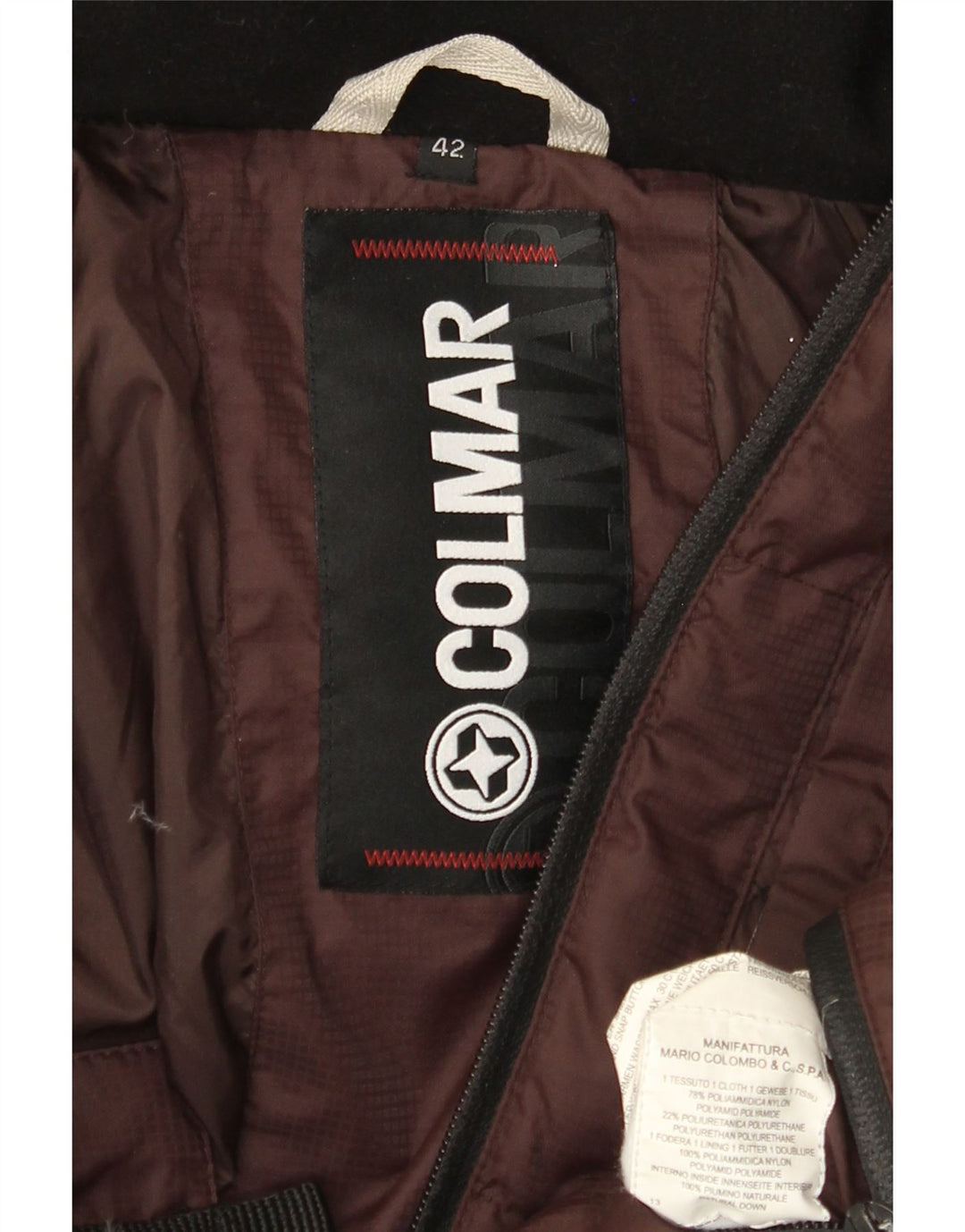 Colmar Doudoune À Capuche Femme IT 42 Marron Moyen Polyamide