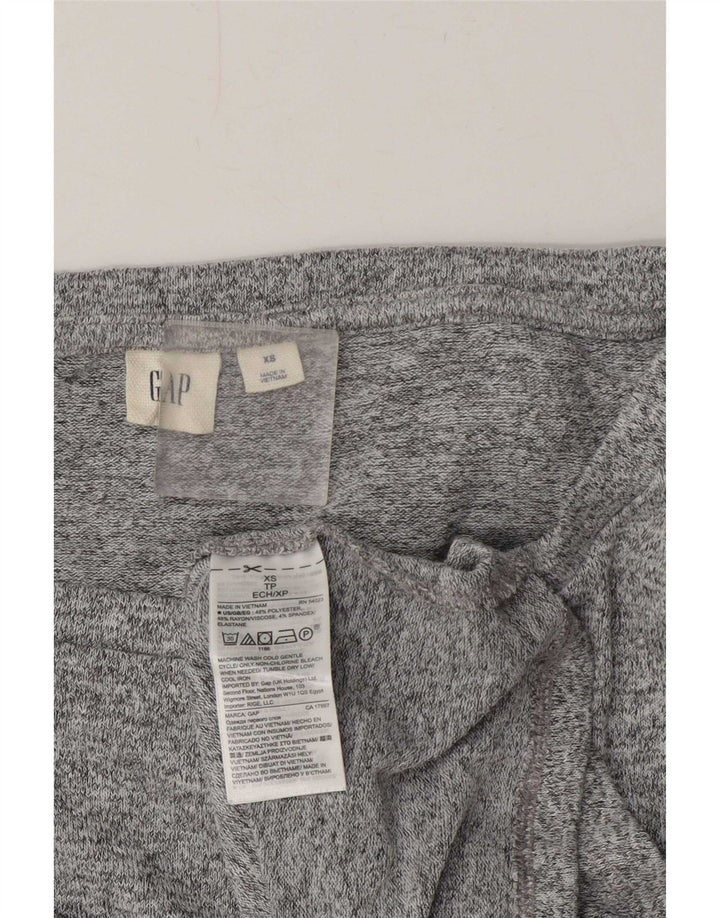 Gap Tunique Asymétrique Oversize Femme UK 6 XS Gris Moucheté Polyester