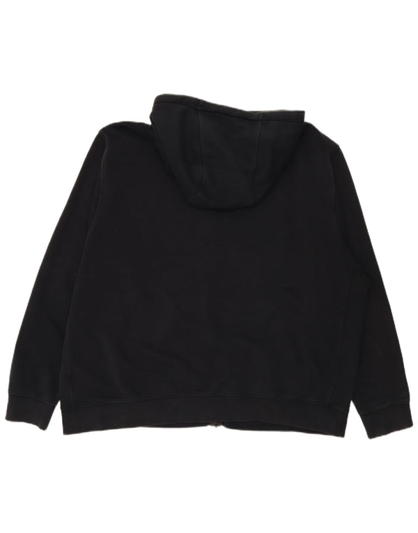 Nike Pull à capuche zippé pour homme 2XL en coton noir