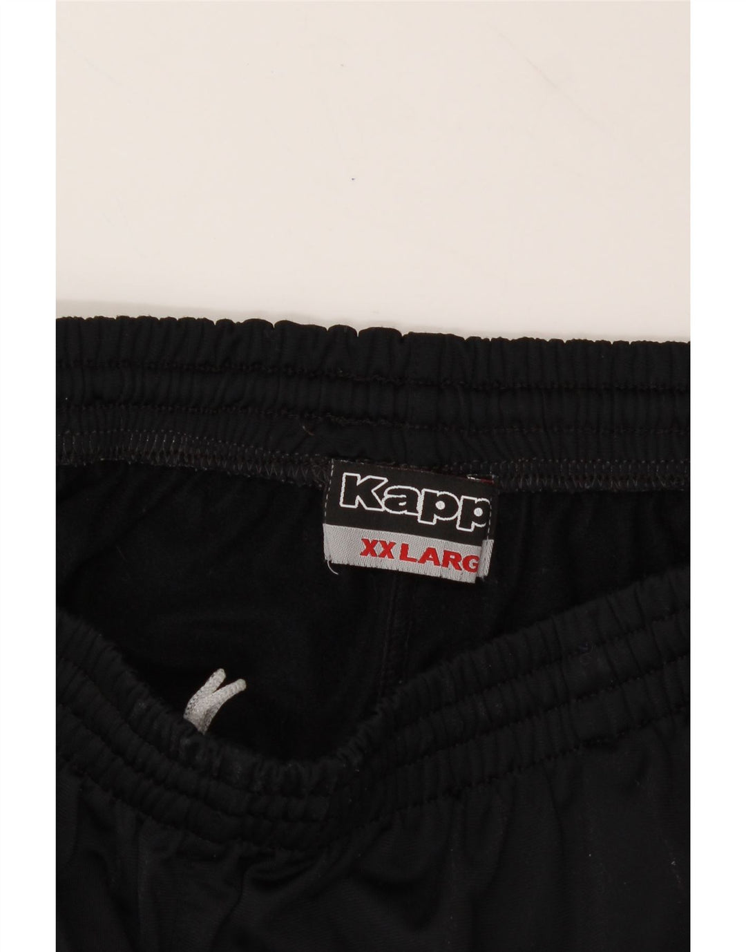 KAPPA Womens Tracksuit Trousers 2XL  Black Polyester Vintage Kappa and Second-Hand Kappa from Messina Hembry 