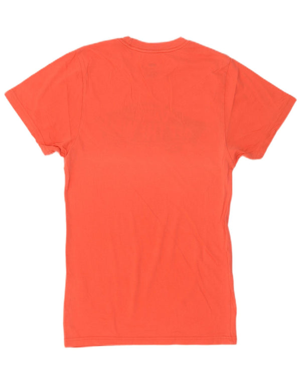 Vans T-shirt graphique ajusté sur mesure pour homme XS Orange Coton