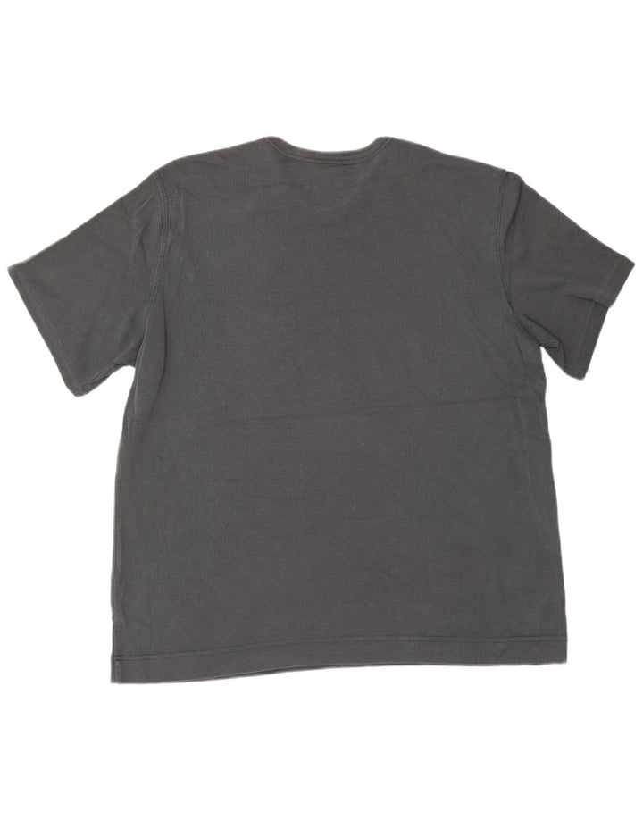HUGO BOSS T-Shirt Homme Top XL Gris Coton