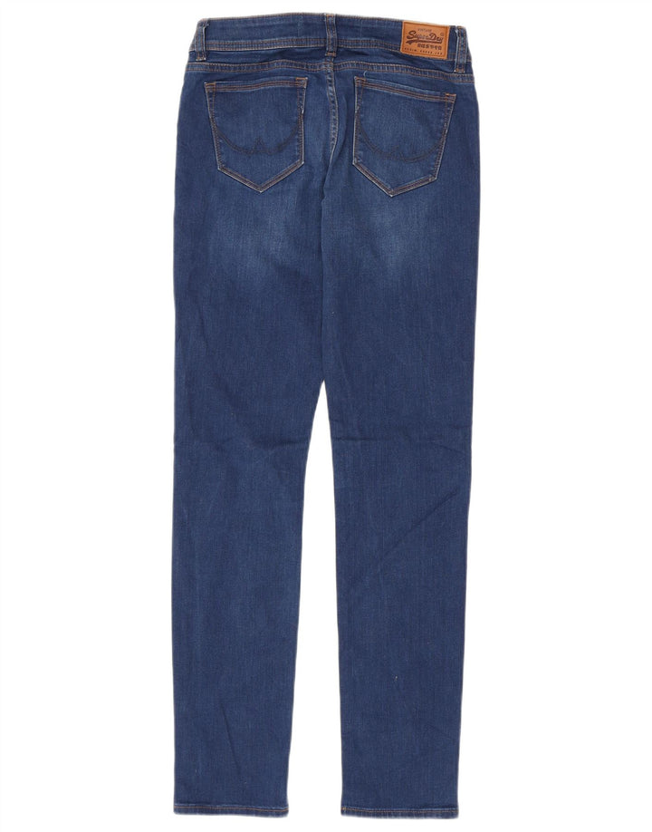 Superdry Jean Slim Imogen Femme W26 L32 Bleu Coton