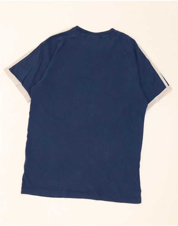 Adidas T-Shirt Homme Haut Petit Bleu Colorblock Coton