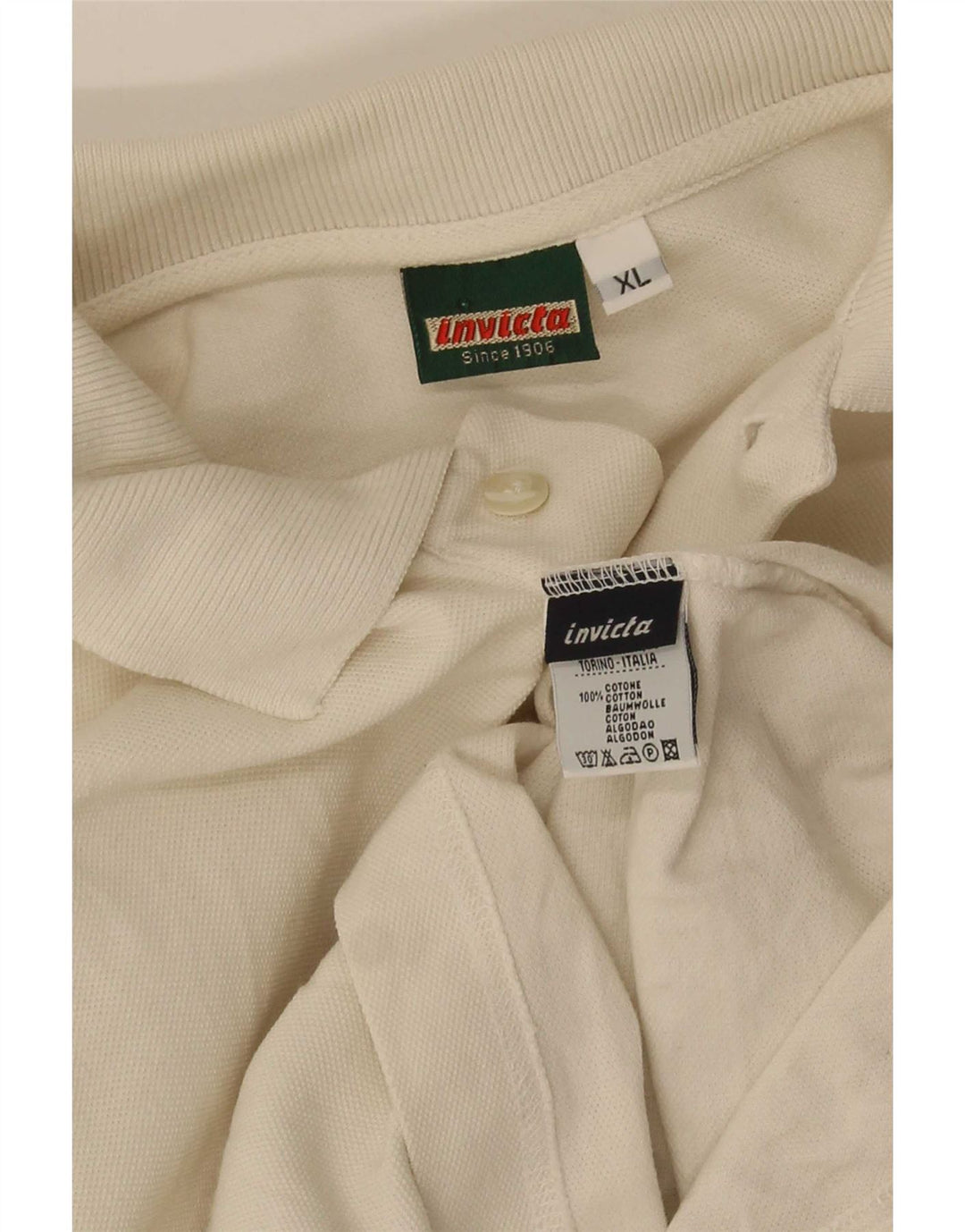 Invicta Polo Homme XL Coton Blanc