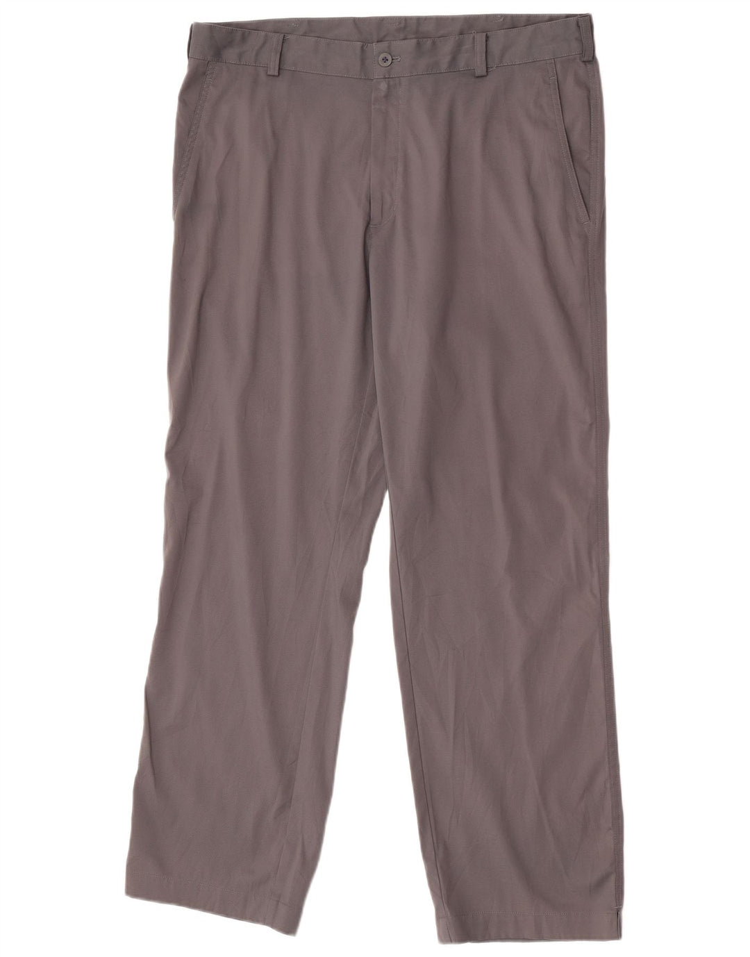 Nike Pantalon chino droit Dri Fit W36 L30 Gris Polyester