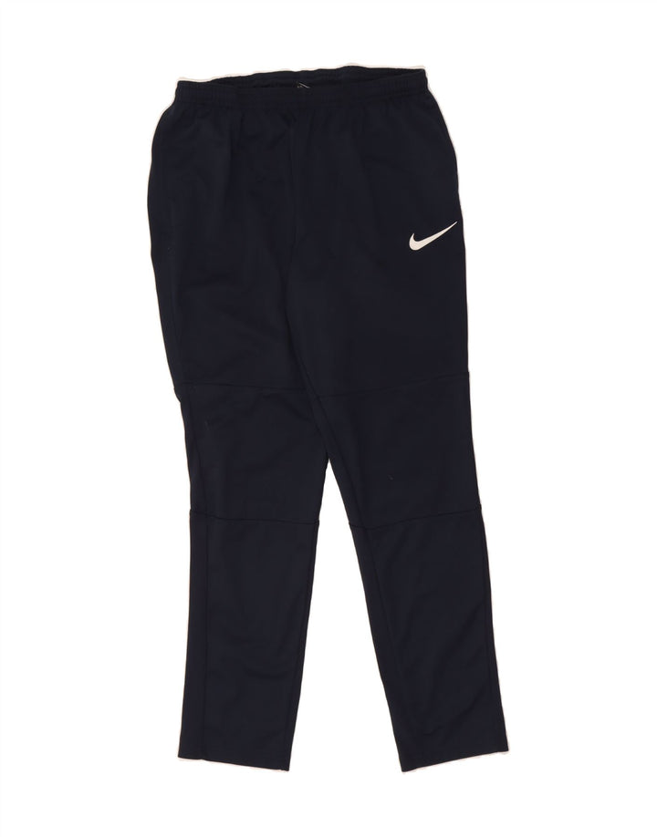 NIKE Mens Dri Fit Tracksuit Trousers Medium Navy Blue Polyester Vintage Nike and Second-Hand Nike from Messina Hembry 