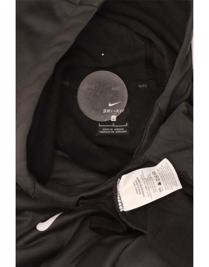 NIKE Pull à capuche graphique de baseball pour hommes, grand gris, polyester
