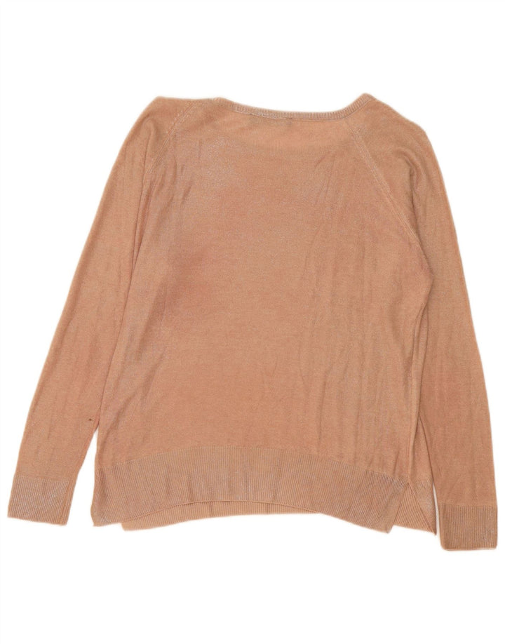 Zara Pull col bateau pour femme UK 14 Beige moyen