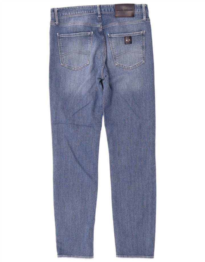 Armani Exchange Jean Slim W32 L32 Bleu Coton Femme