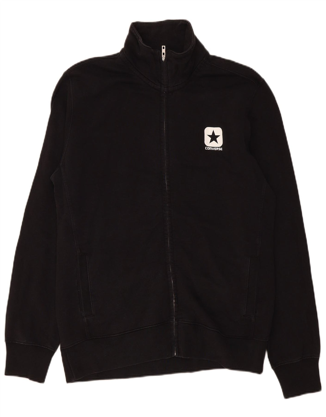 Converse Veste de survêtement pour homme XL Noir Coton