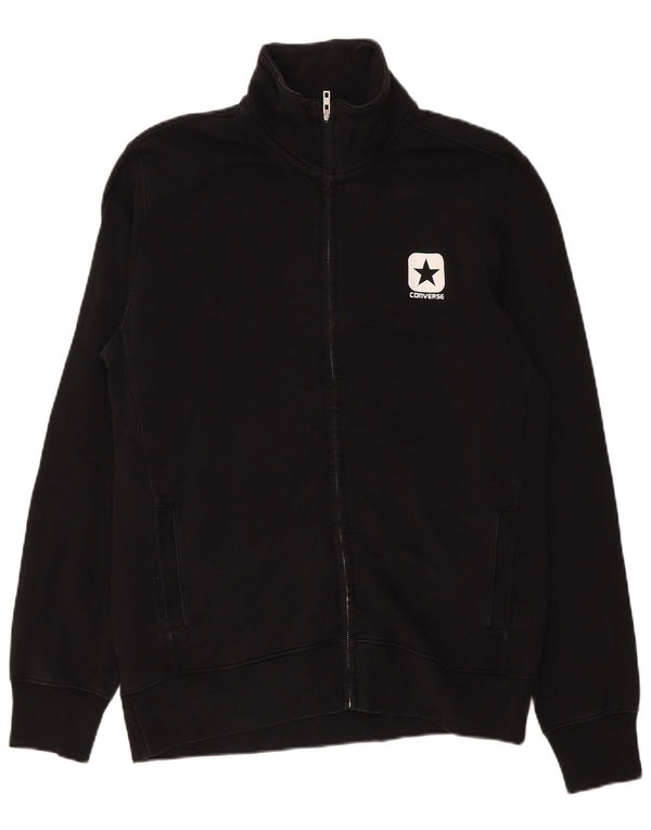 Converse Veste de survêtement pour homme XL Noir Coton
