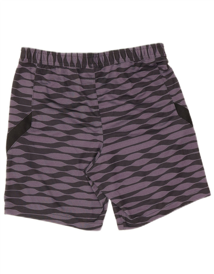 Nike Short de sport slim pour homme en polyester géométrique violet moyen