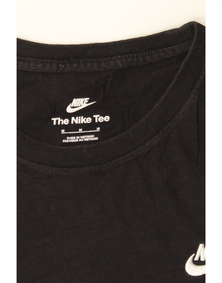 NIKE Mens T-Shirt Top Medium Black Cotton Vintage Nike and Second-Hand Nike from Messina Hembry 