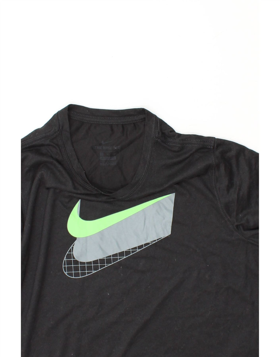 NIKE Womens Graphic T-Shirt Top UK 12 Medium Black Cotton Vintage Nike and Second-Hand Nike from Messina Hembry 