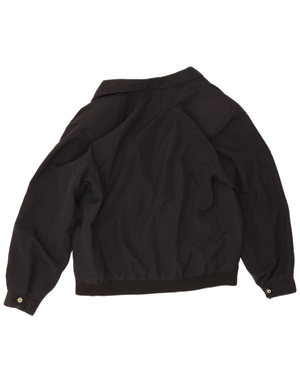 vintage Mens Bomber Jacket Grand Coton Noir