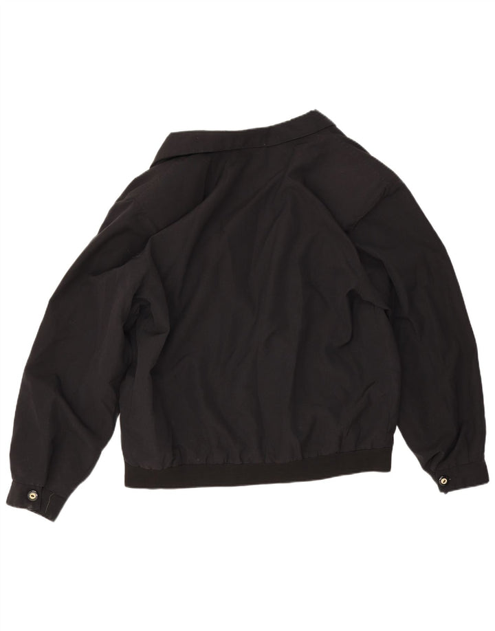 vintage Mens Bomber Jacket Grand Coton Noir