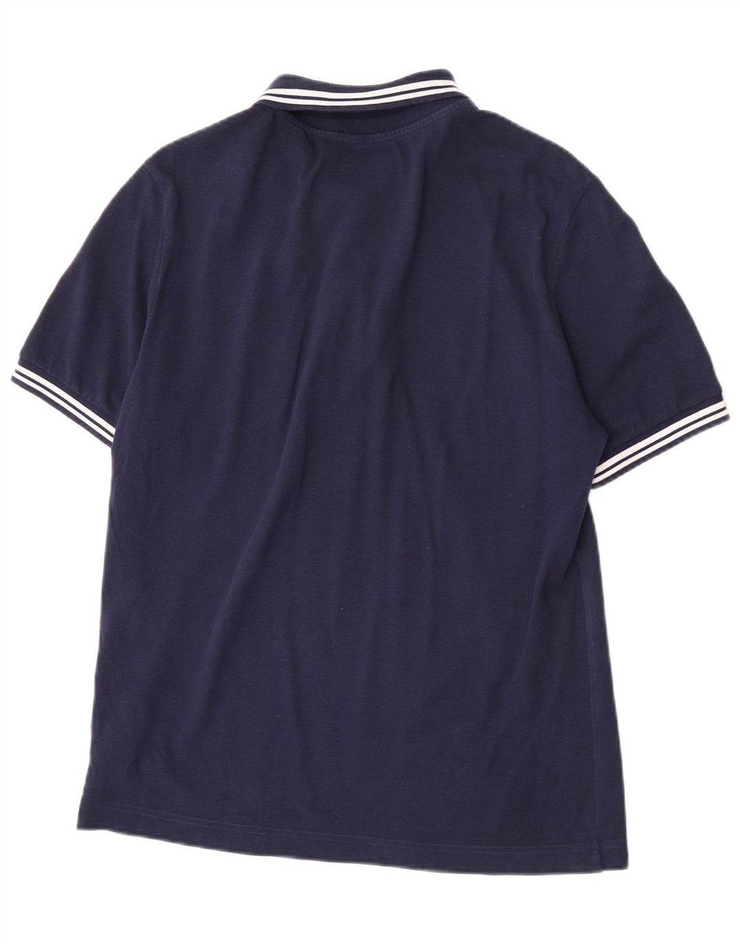 Kappa Polo Homme Bleu Marine Moyen Rayé Coton
