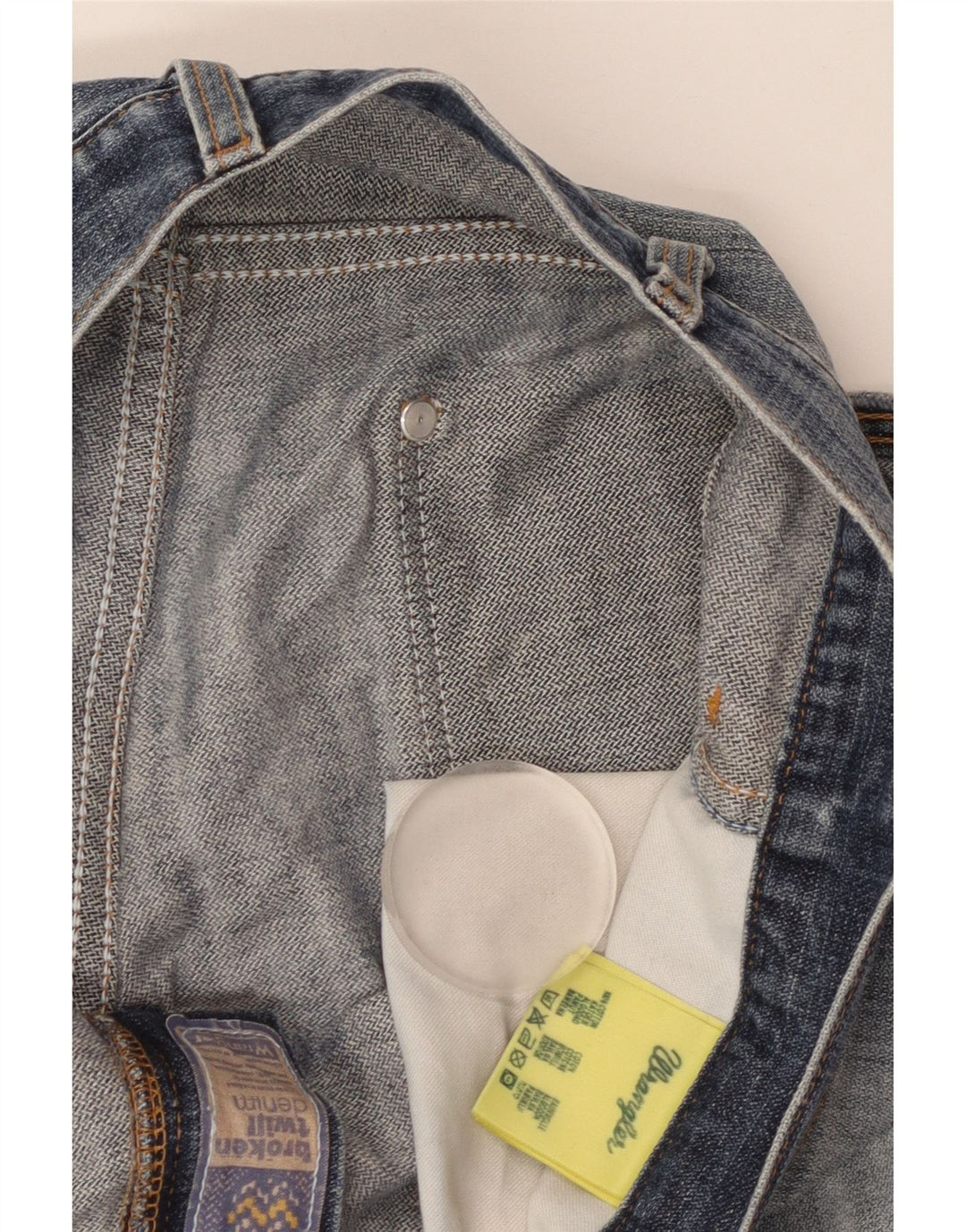 Wrangler Jean droit homme W36 L30 bleu coton