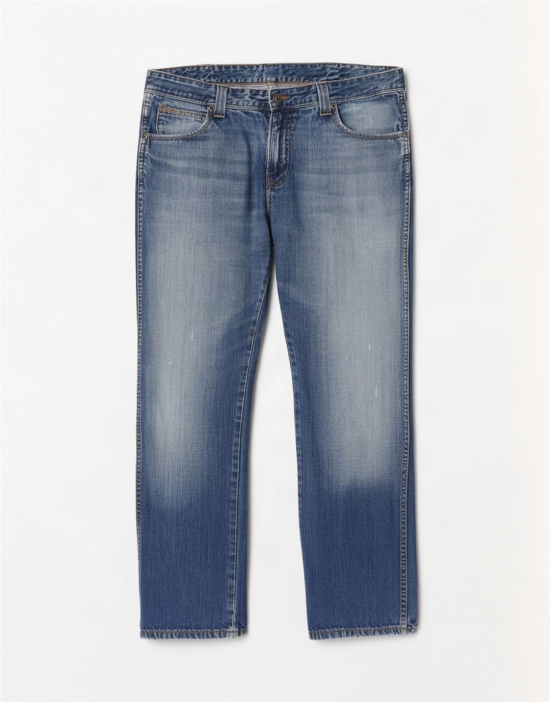 Wrangler Jean Droit Clyde Homme W36 L30 Bleu Coton