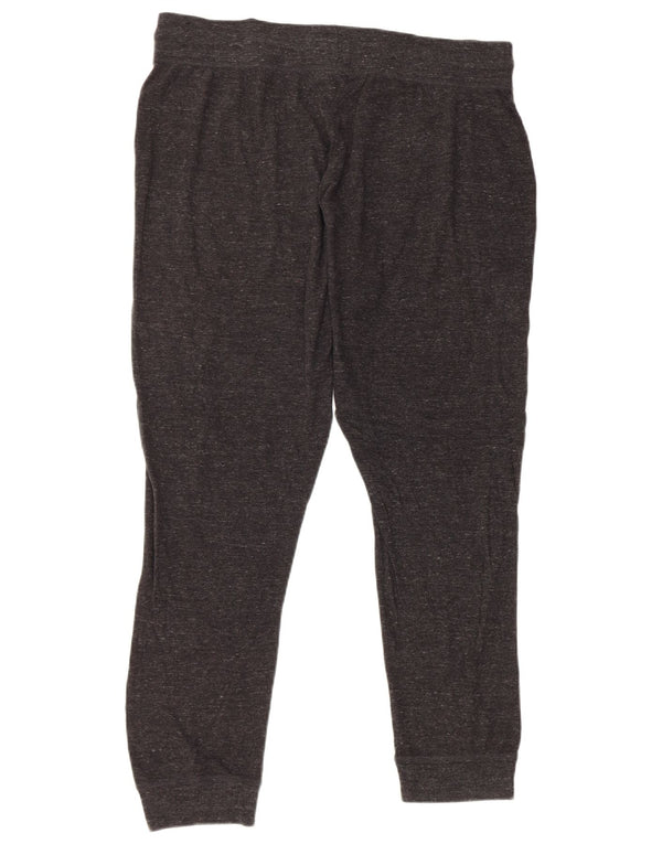 Nike Pantalon de survêtement graphique pour femme UK 16 Large Gris moucheté