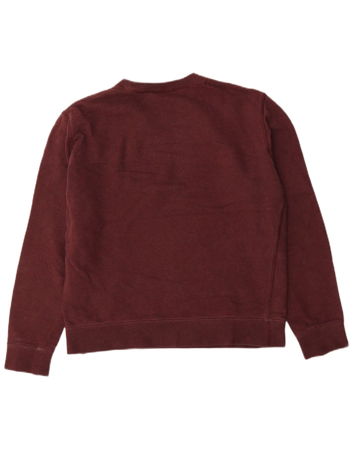 Marks & Spencer Sweat-shirt pour femme UK 14 en coton bordeaux moyen
