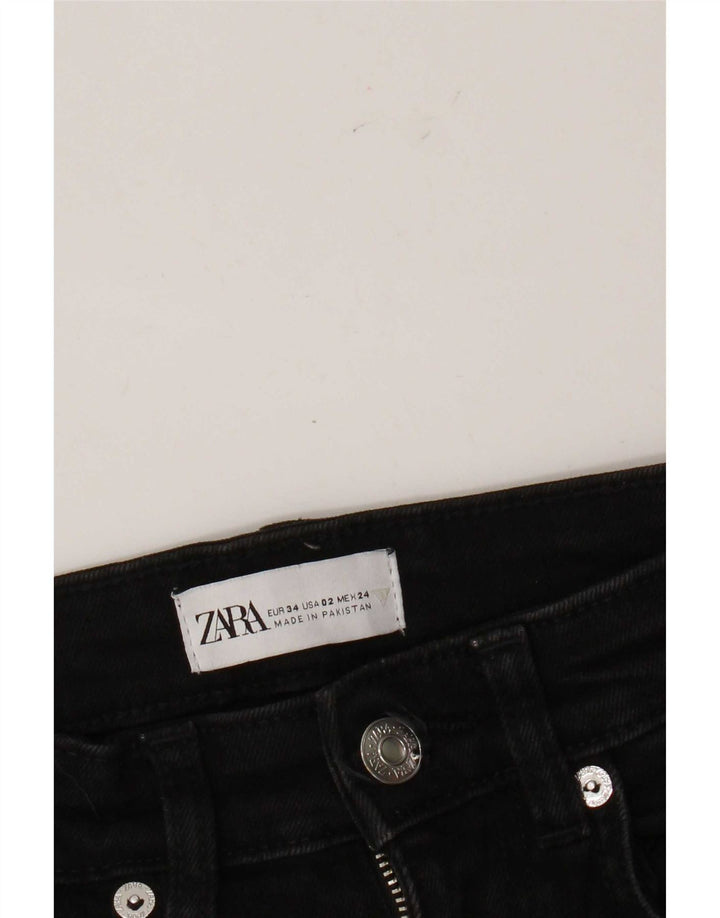 Zara Jean évasé pour femme EU 34 2XS W24 L25 Noir