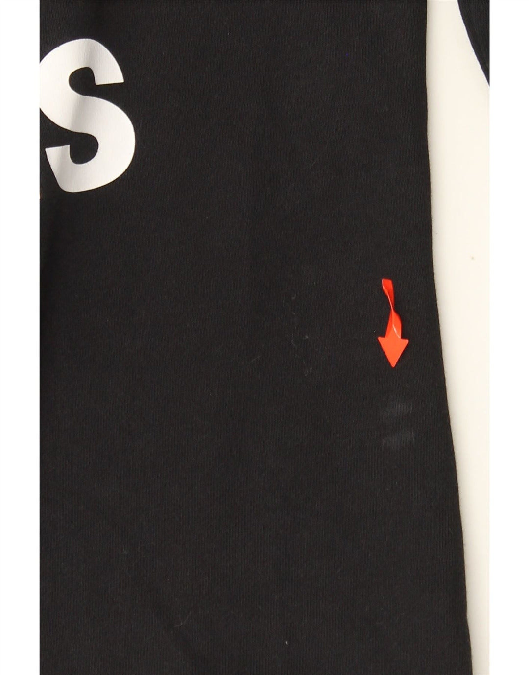 ADIDAS Sweat-shirt graphique pour femme UK 12/14 en coton noir moyen