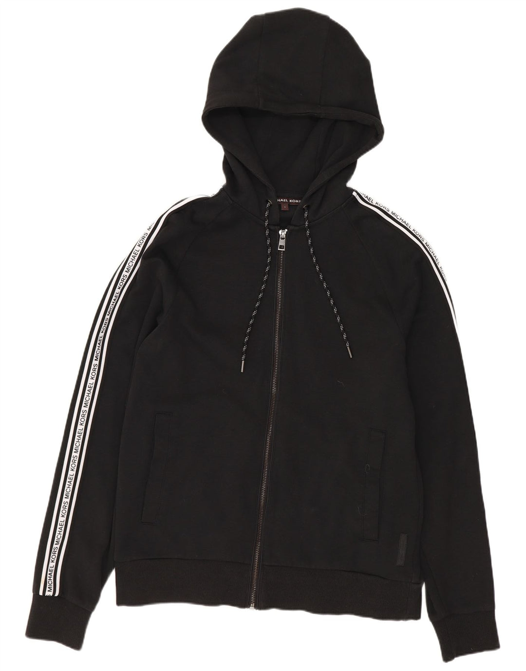 MICHAEL KORS Pull à capuche zippé graphique pour homme Small Noir Colourblock