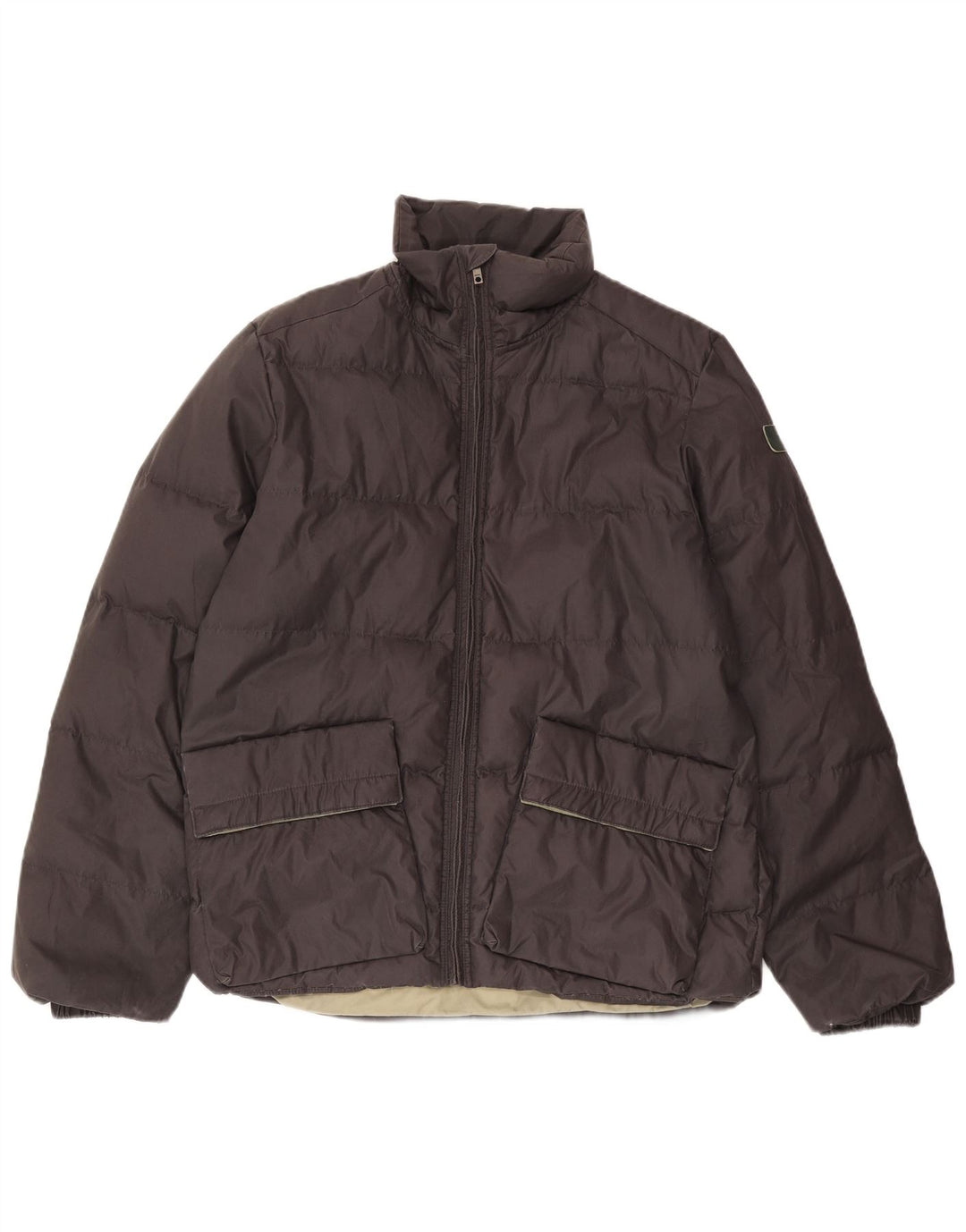 DIESEL Veste matelassée homme UK 40 Large Gris Polyester