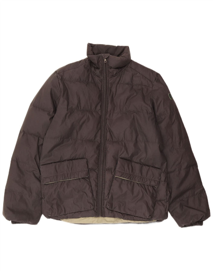 DIESEL Veste matelassée homme UK 40 Large Gris Polyester