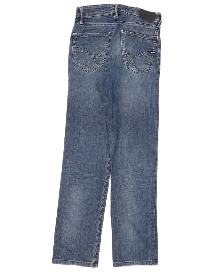 Gas Jean droit femme W29 L30 bleu coton