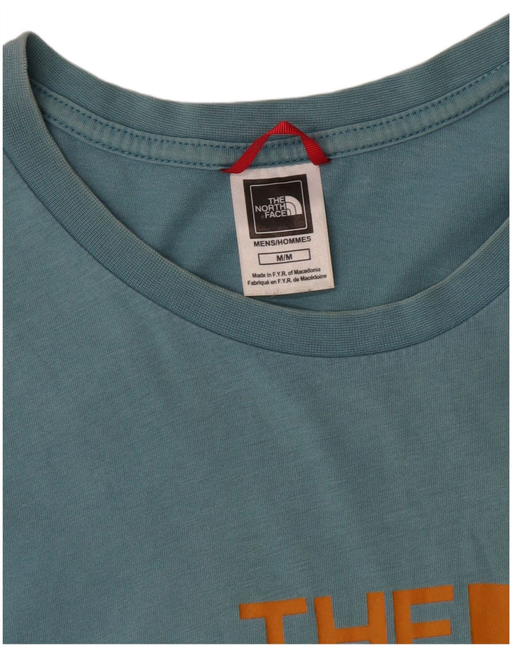 The North Face T-Shirt Graphique Homme Bleu Moyen