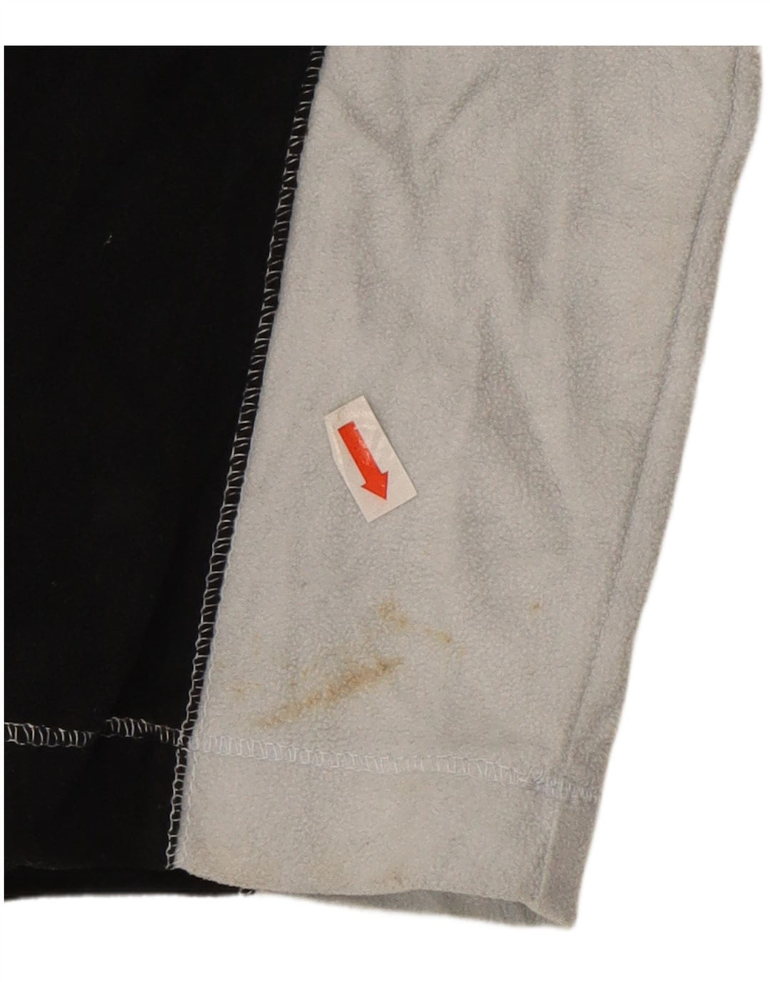 Eddie Bauer Pull polaire à col zippé pour homme Large Noir Colorblock Polyester
