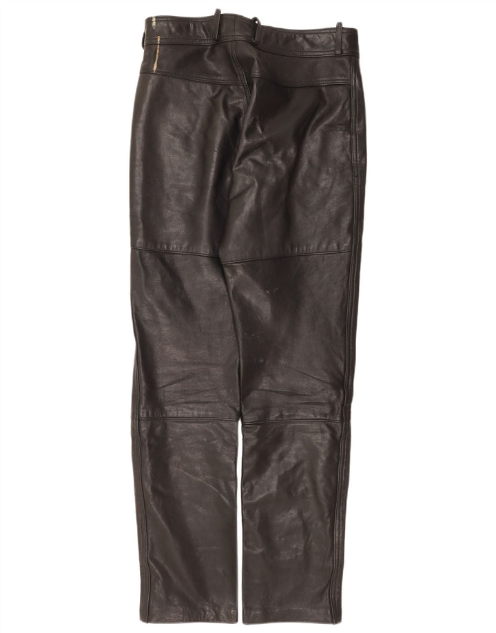 Hein Gericke Pantalon en cuir pour homme EU 50 Medium W30 L33 Cuir noir
