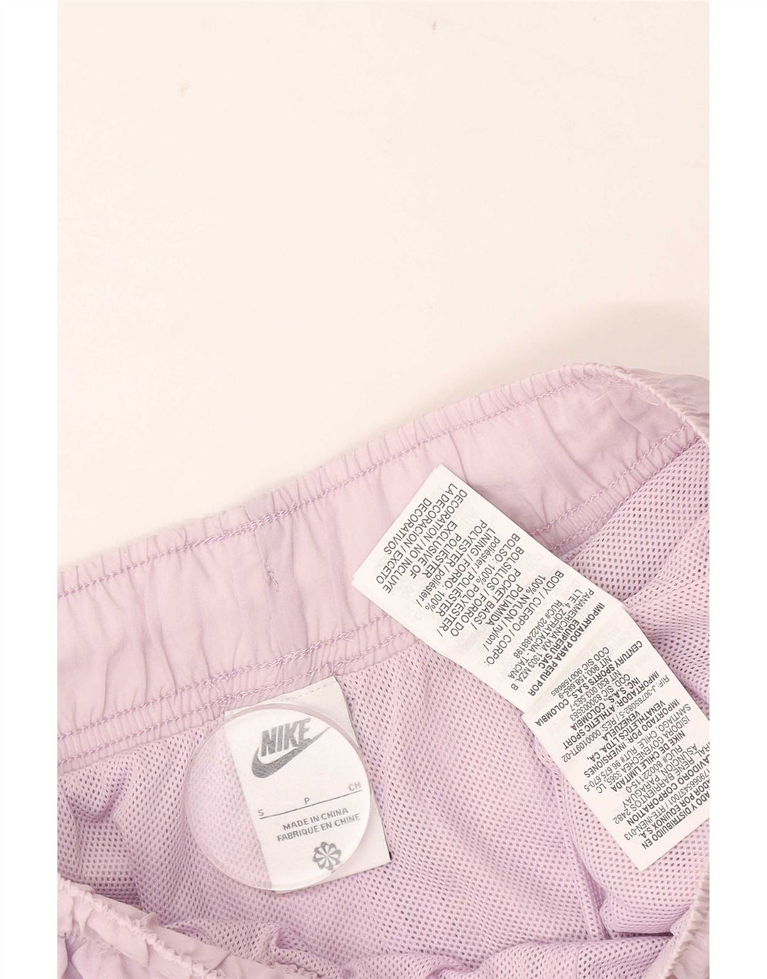Shorts de sport Nike pour femmes UK 8 Petit Violet Polyester