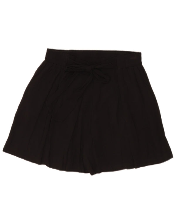 Zara Short décontracté taille haute pour femme Medium W28 Viscose noire
