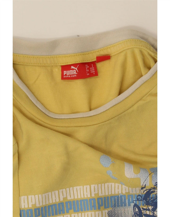 Puma T-Shirt Graphic Homme Petit Jaune