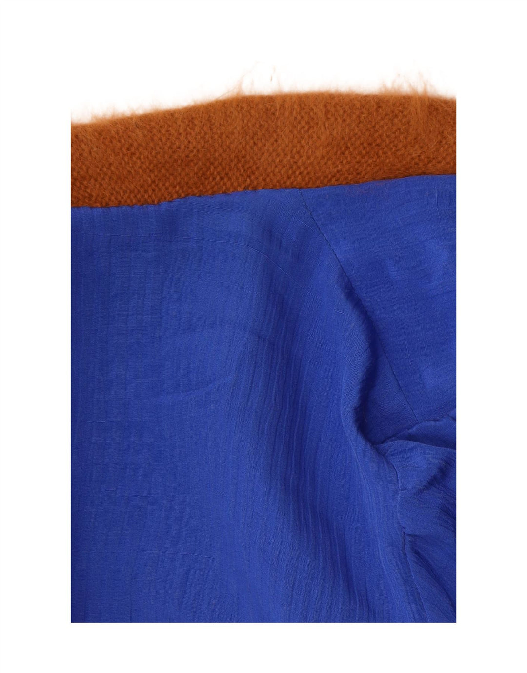 vintage Femmes Longline Open Cardigan Pull UK 14 Moyen Brun Paisley