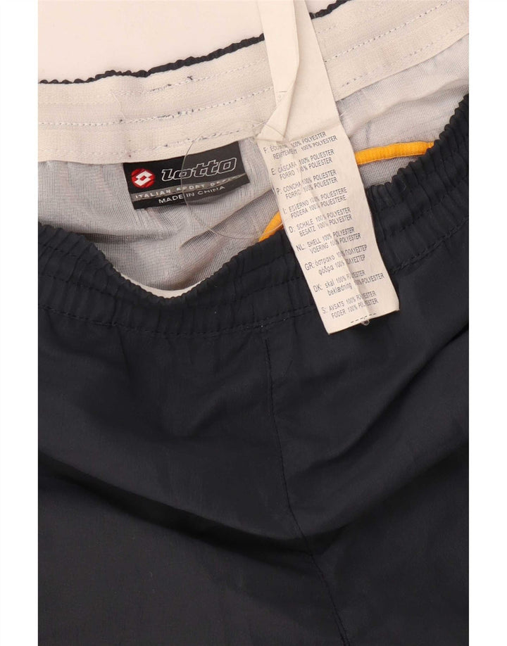 Lotto Short de sport pour homme en polyester color block Bleu marine Taille L