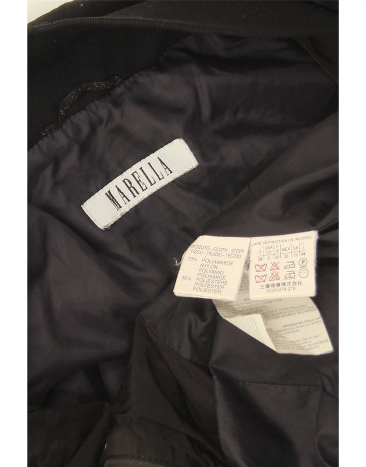 Marella Veste matelassée pour femme UK 12 Medium Noir Polyamide