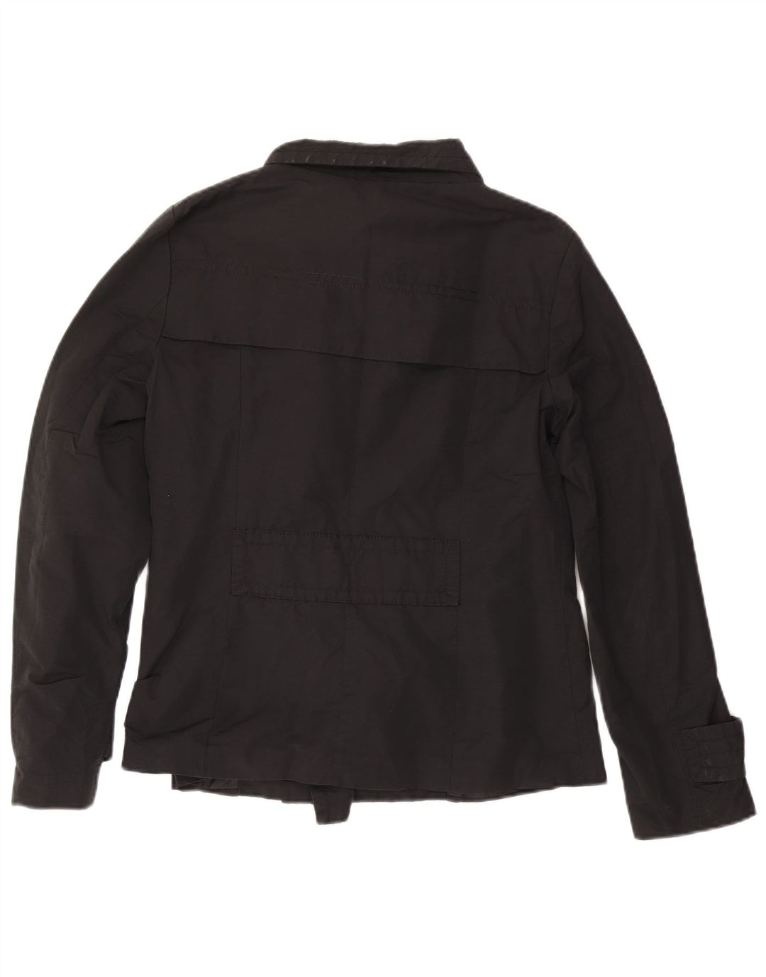 Zara Femme Caban Court UK 18 XL Coton Noir