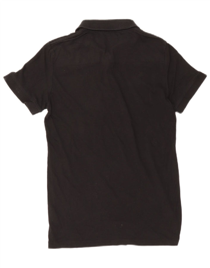 French Connection Polo Homme Petit Noir Coton