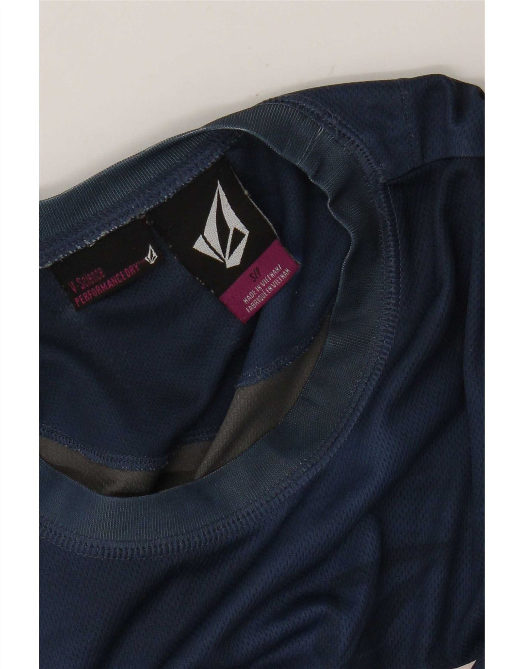 Volcom Haut graphique à manches longues pour hommes, petit, bleu marine