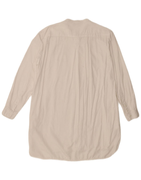 French Connection Robe chemise pour femme UK 44 Large Blanc Lyocell