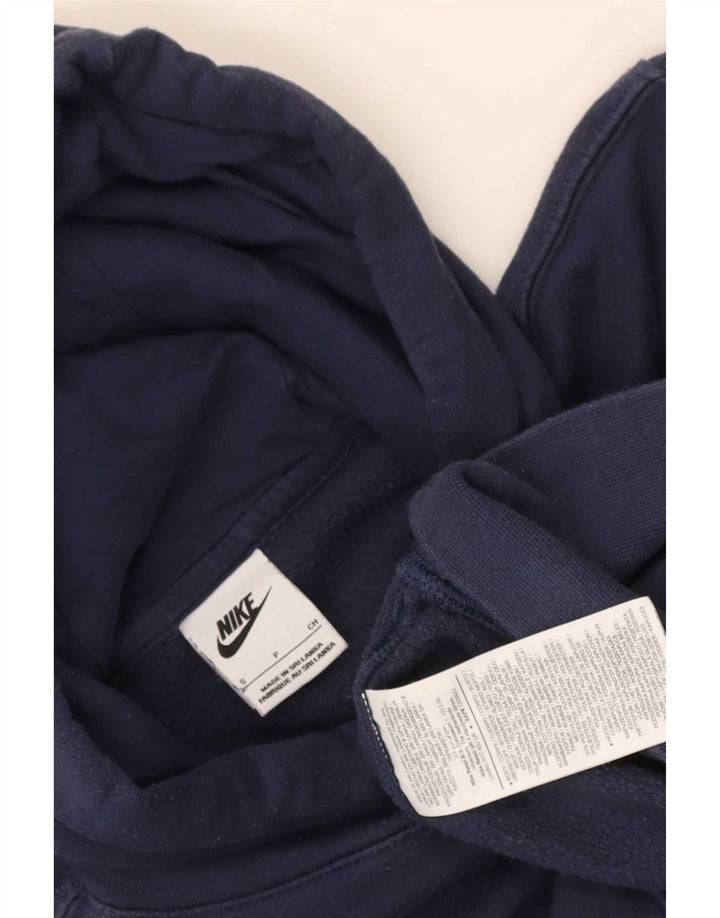 Nike Pull à capuche pour homme en coton bleu marine Taille S
