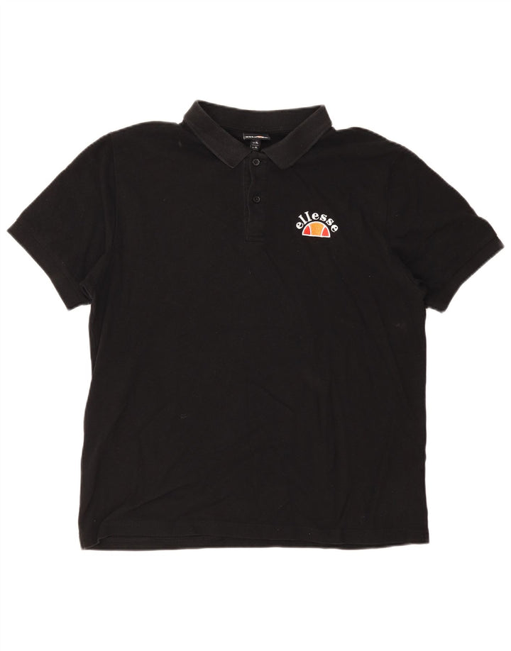 Ellesse Polo Homme XL Noir Coton